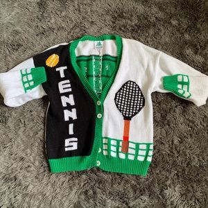 Very Unique Vintage Andina Tennis Sweater Knitted